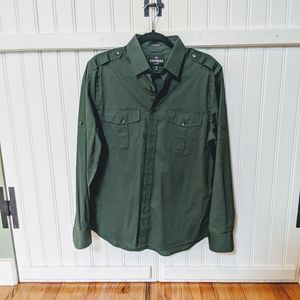 Express Military style button down